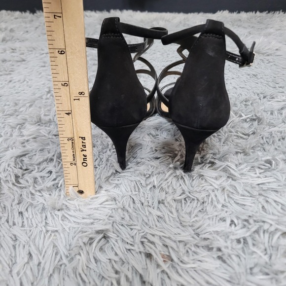 Vince Camuto Shoes Womens Size 7.5 Black VC Payto Strappy Heel Sandals - Picture 5 of 9